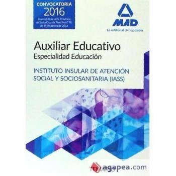 Auxiliar Educativo Especialidad Educación del IASS-Cabildo Insular de Tenerife. Temario