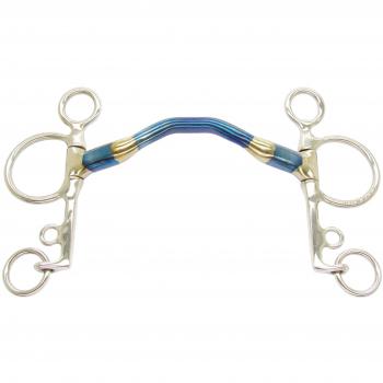 Bombers bocado Pelham 55 Happy Tongue, 135 mm, 30250-135-B16/10-HT