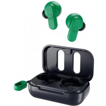 Skullcandy Dime True Wireless In-Ear Earbuds Bluetooth Microphone Call/Music MicroUSB Dark Blue/Green