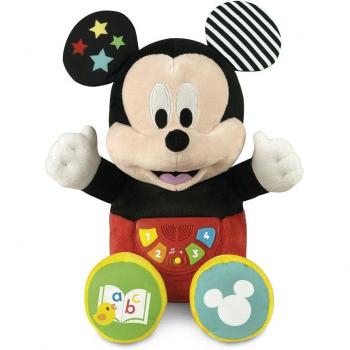 Peluche Interactivo Cuentacuentos Baby Mickey Disney, Bilingüe Inglés y Español, 30.5 x 32 x 17.5 cm