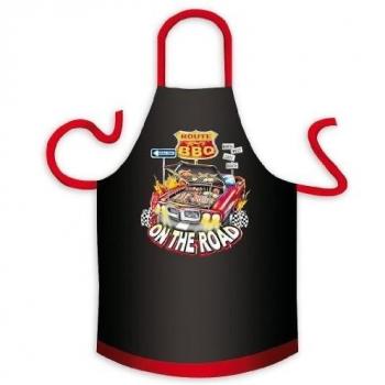 Delantal de parrilla y cocina Blackline BBQ On The Road/ BBQ en la carretera