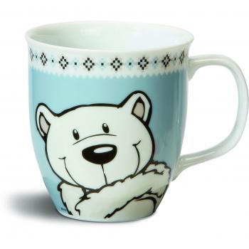 Nici 34774 - Taza con imagen de oso polar y foca, 9,4 x 10 cm, 250ml