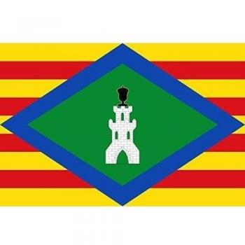 Castejón de Alarba-Zaragoza Bandera 20x30cm para Diplomat-Flags Banderas de Coche