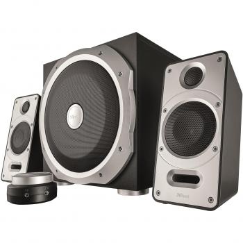 Trust Byron - Altavoces para PC 2.1 con Subwoofer de 120W, Negro