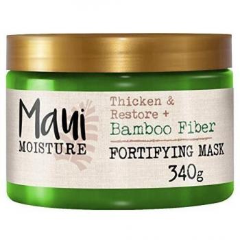Maui Moisture Bamboo Fibers Mascarilla, Fortalece tu Cabello, 340g