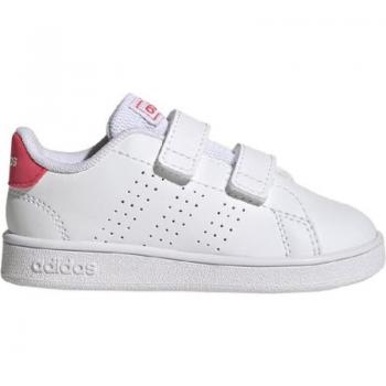 Adidas Advantage Court - Zapatillas de Deporte para Niña, color rosa y blanco, modelo GW6501