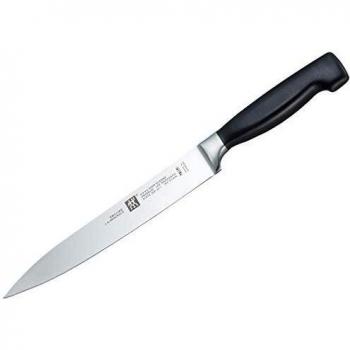 Zwilling Four Star - Cuchillo filetear con Hoja forjada de una única Pieza Sigmaforge, Hoja endurecida al frío Friodur, 200 milímetros, Acero Inoxidable
