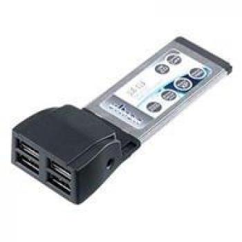 Express Card Ultron UHE-400 con 4 Puertos USB 2.0