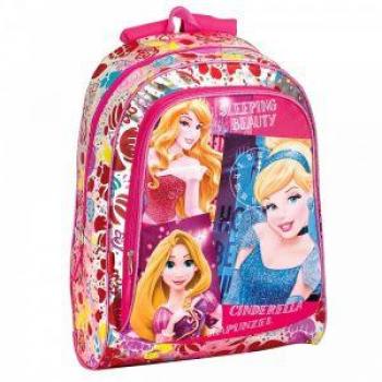 Mochila Princesas Grande 43 cm - 51729 - Adaptable a Carro