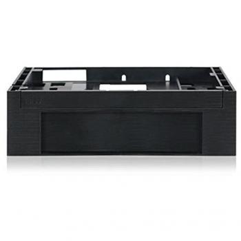 Marco de instalación Icy Dock Flex-Fit Duo MB343SPO para un disco duro/SSD de 3,5 en una bahía de 5,25 con panel frontal negro