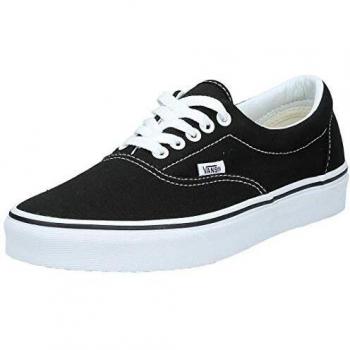 Vans Era Classic Canvas Sneakers Black Unisex Size 40