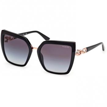Guess Women's Oversized Sunglasses GU00160 Shiny Black