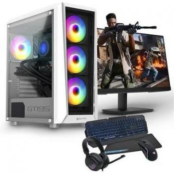 PC Gaming Racing Completo - Intel Core i5-12600KF, 32GB RAM, 1TB SSD, RTX 4060 Ti + Monitor 24 Full HD + Combo Gaming (Teclado, Ratón, Alfombr