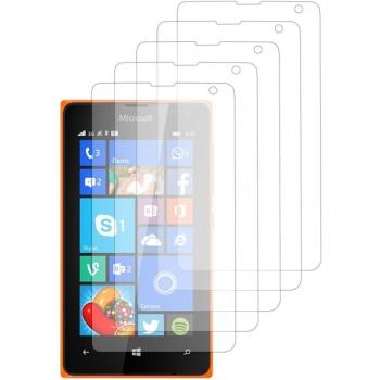 Nokia Lumia 435/Microsoft 435 Dual SIM:-Funda de piel sintética con tapa y función atril y 2 protectores de pantalla y 1 lápiz capacitivo, 1-Soporte de coche para GPS con pinza ajustable giratoria