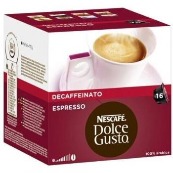 Nestle - Cafe Descafeinado Dolce Gusto 12045472, 16 Capsulas.