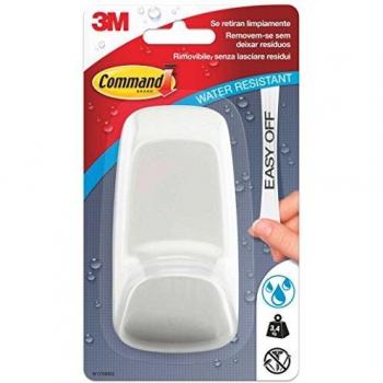 Command W1788Q Gancho grande resistente al agua color blanco