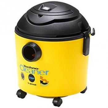 Aspirador Industrial Gisowatt Tecnocleaner 20P - 1200W, 20L, Sólidos y Líquidos, Color Amarillo/Negro, Incluye 5 Sacos