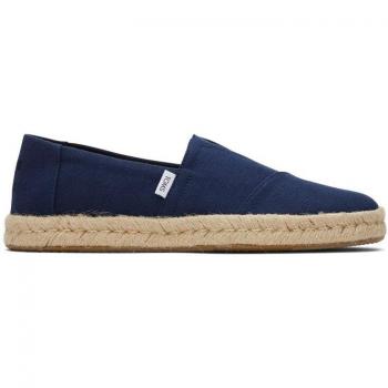 Toms Alpargatas de hombre en lona Rope 2.0 Azul