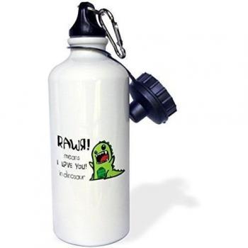 Rawr YUIEND significa te amo en dinosaurio bidón, 21 Oz