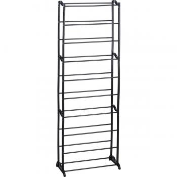 Zapatero Metálico de 10 Pisos - 50x24x130 cm - Almacenamiento para Calzado