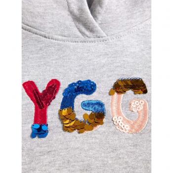 NAME IT Hygge - Sudadera con Capucha para niña Grau/Grey Melange 11 años