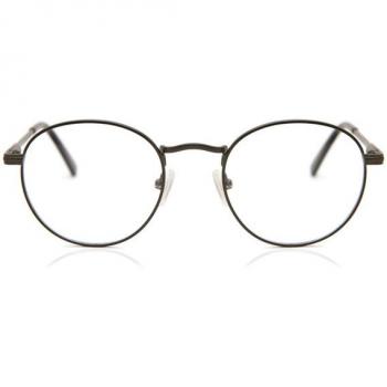 Gafas Recetadas Anti-Azules Ovaladas con Montura Completa Metálica Grises para Hombre - SmartBuy Collection