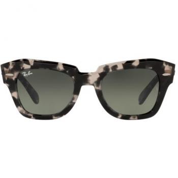 Ray-Ban RB2186 State Street Blue-Light Block Women's Sunglasses Tortoiseshell Size 52