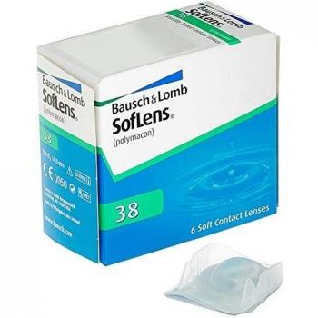 BAUSCH + LOMB - SofLens® 38 - Lentes de contacto de reemplazo mensual - Pack de 6