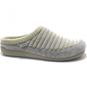 Zapatillas de Casa Abiertas para Mujer Toni Pons en Color Beig con Suela Antideslizante Tipo Zueco Malu OD Crudo
