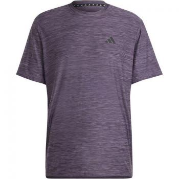 Camiseta de Manga Corta Adidas Train Essentials Stretch para Hombre Color Morado