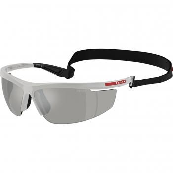Prada Linea Rossa PS A02S 14Z05A Men's Injected Grey Mirrored Sunglasses