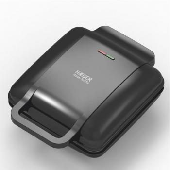 Gofrera Haeger WM-140.001A 1400 W - Negro