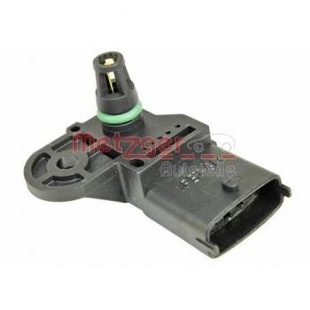 Sensor de presión del colector de admisión METZGER 0906302 para vehículos FIAT: Punto, Bravo, Stilo, Panda, 500, Fiorino, Doblo, Linea, Idea y Qubo