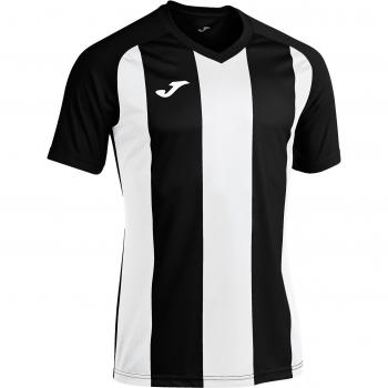 Joma Pisa II Black White Short Sleeve T-Shirt for Men
