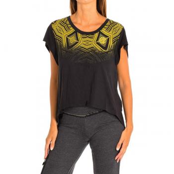 Zumba Camiseta deportiva con manga corta negra