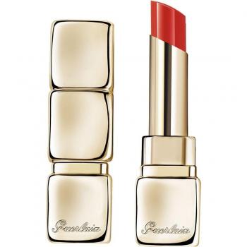 Guerlain KissKiss Shine Bloom Lipstick 775 Poppy Kiss - Natural Ingredients Formula
