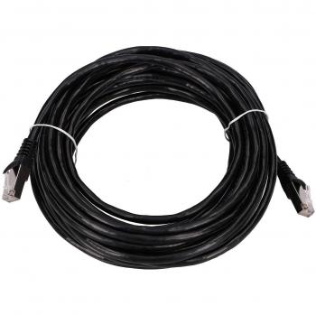 Cable de red Extralink Cat5e F/UTP Negro 10m