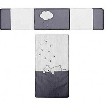 Colcha Y Protector Cuna 60 Dream Gris Petit Praia