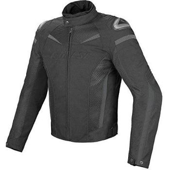 Dainese Super Speed D-Dry Chaqueta para Moto, Negro/Gris Oscuro, 46