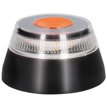 Luz Emergencia Coche Homologado DGT con Geolocalización - Baliza V16 Conectada [Datos incluidos hasta 2038] Luz avería Coche con GPS y Base Imantada
