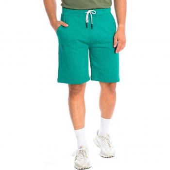Pantalón Corto Deportivo para Hombre La Martina TMB003-FP221 Verde Algodón Tamaño Pequeño