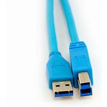 CABLE USB 3.0 IMPRESORA TIPO AM-BM - 3 METROS