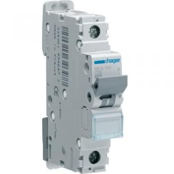 HAGER MCA110 | Automático magnetotérmico M curva-C 6kA 1P 10A