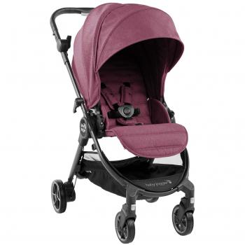 Baby Jogger City Tour LUX , color berenjena. Silla de paseo de uso desde nacimiento hasta 20,5 kg con plegado ultra compacto y muy ligero