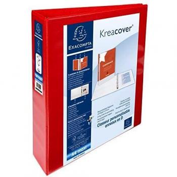 Exacompta 51844RE Kreacover - Archivador de anillas