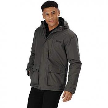 Regatta - Parka con Capucha y Forro Polar Impermeable para Hombre, Hombre, Color Briar, tamaño XX-Large