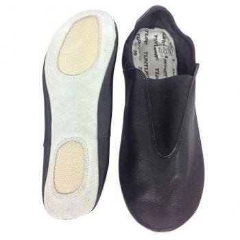 Tunturi Turn Zapatillas Gimnasia Rítmica Suela Negra Talla 36, Unisex Adulto, Black, 1