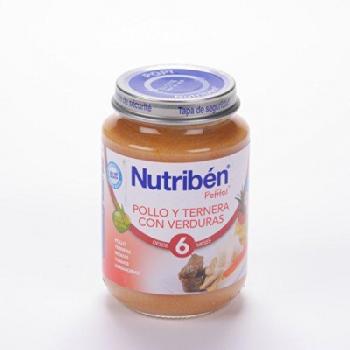 Nutribén Potito Pollo Ternera y Verduras 200g