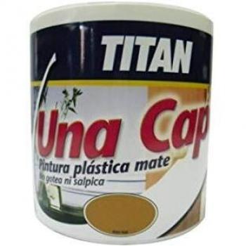 Industrias Titan. S.L 69631834 - Pintura plast mate 750 ml gris vint int. mono una capa titan
