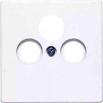 Jung LS 990 SAT WW - Satellite TV Socket Cover, Break-proof, Alpine White